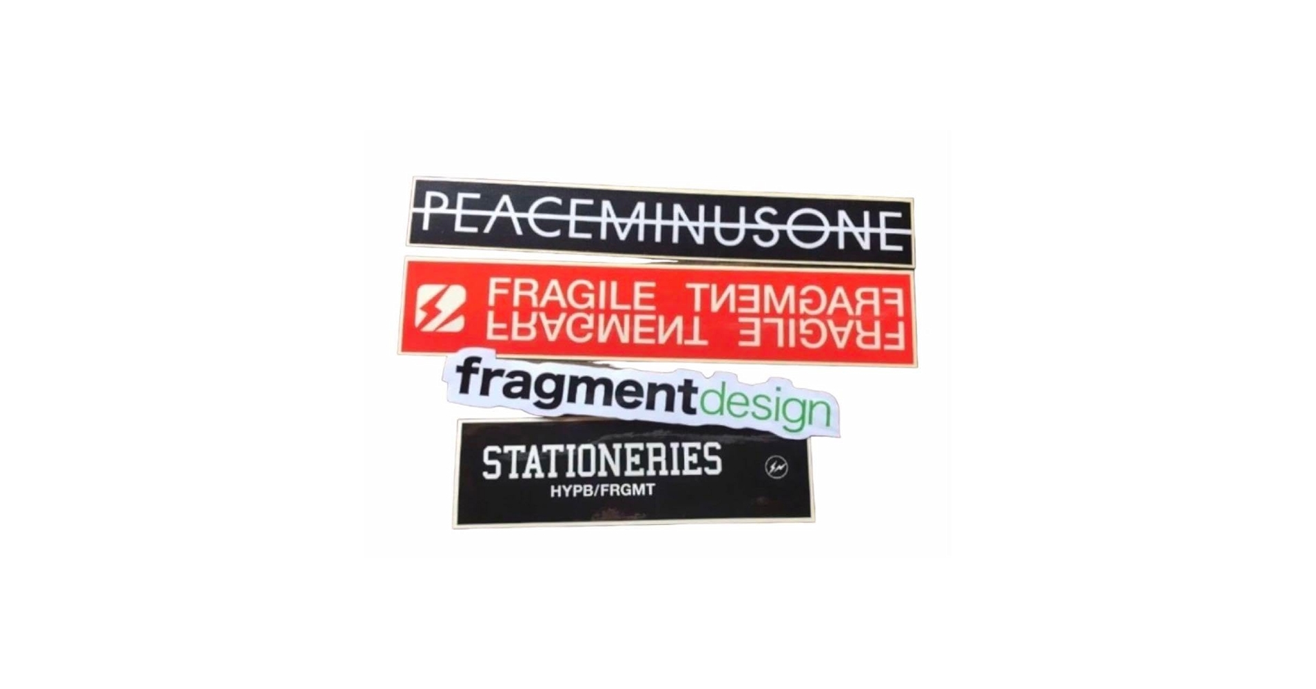 Amazon.co.jp: FRAGMENT藤原ヒロシ & PEACEMINUSONE ステッカー