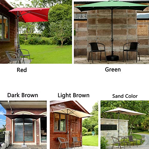 Ombrage pour petit balcon parasol mural demi-format
