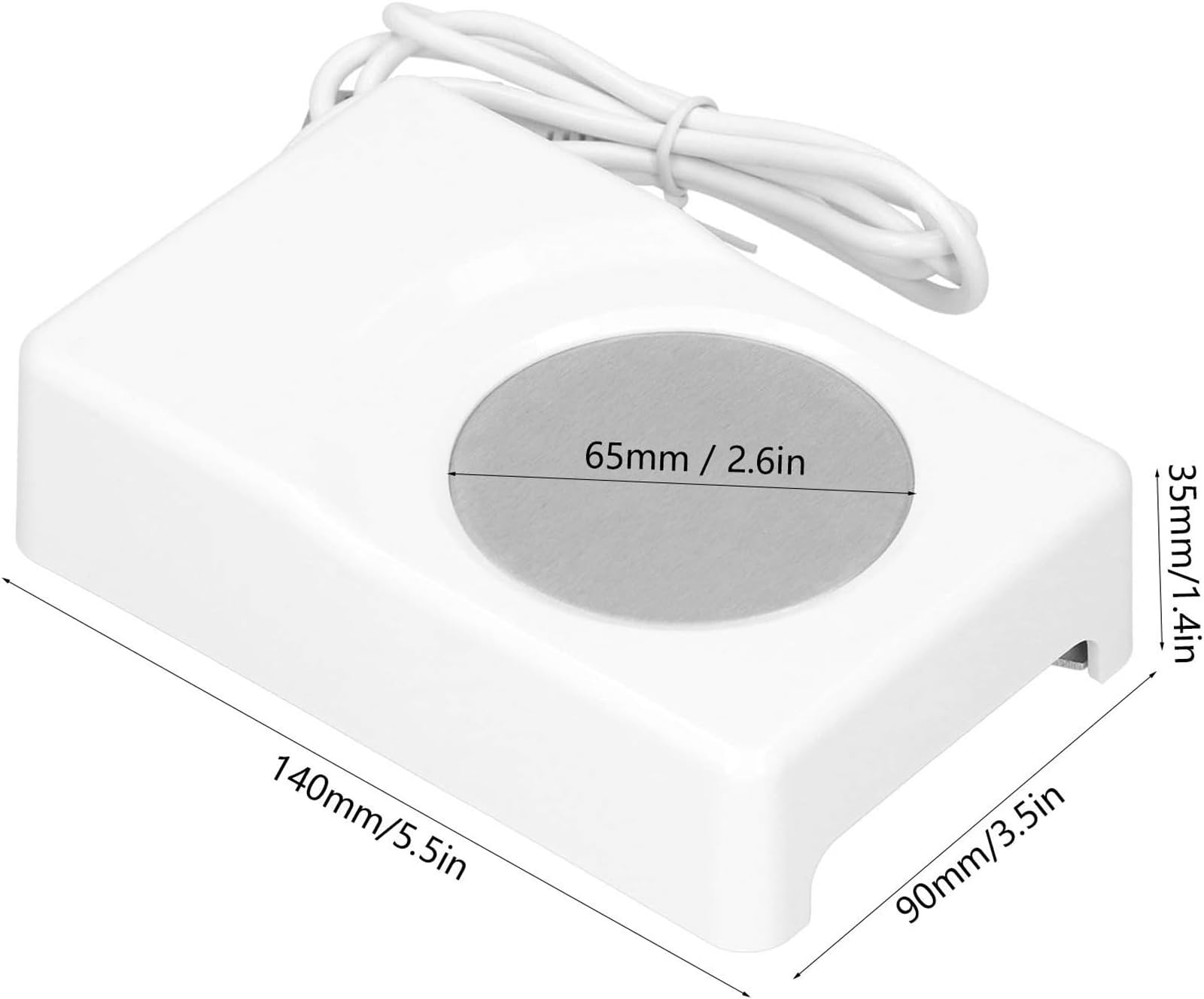 Enfriador De Tazas Eléctrico, Tapete Calefactor De Una Tecla para Calentar Y Enfriar Café, Té, Agua, Cacao, Leche Y Bebidas