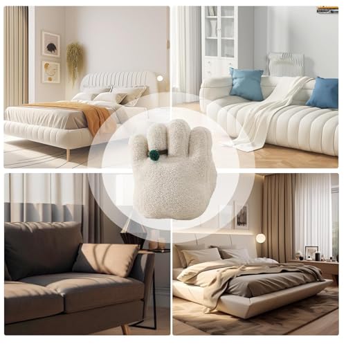 Coussin en forme de main décoratif canapé lit voiture 40x38cm