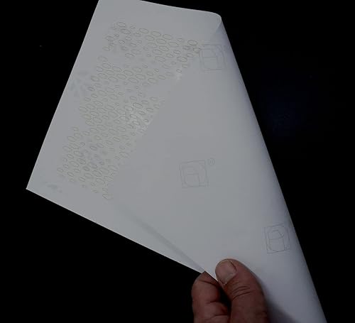 Miniatura 2 de Paquete de 2 plantillas de camuflaje de Mylar para pistola de rifle de bricolaje, aerógrafo, máscara de pintura, elipse CAMO