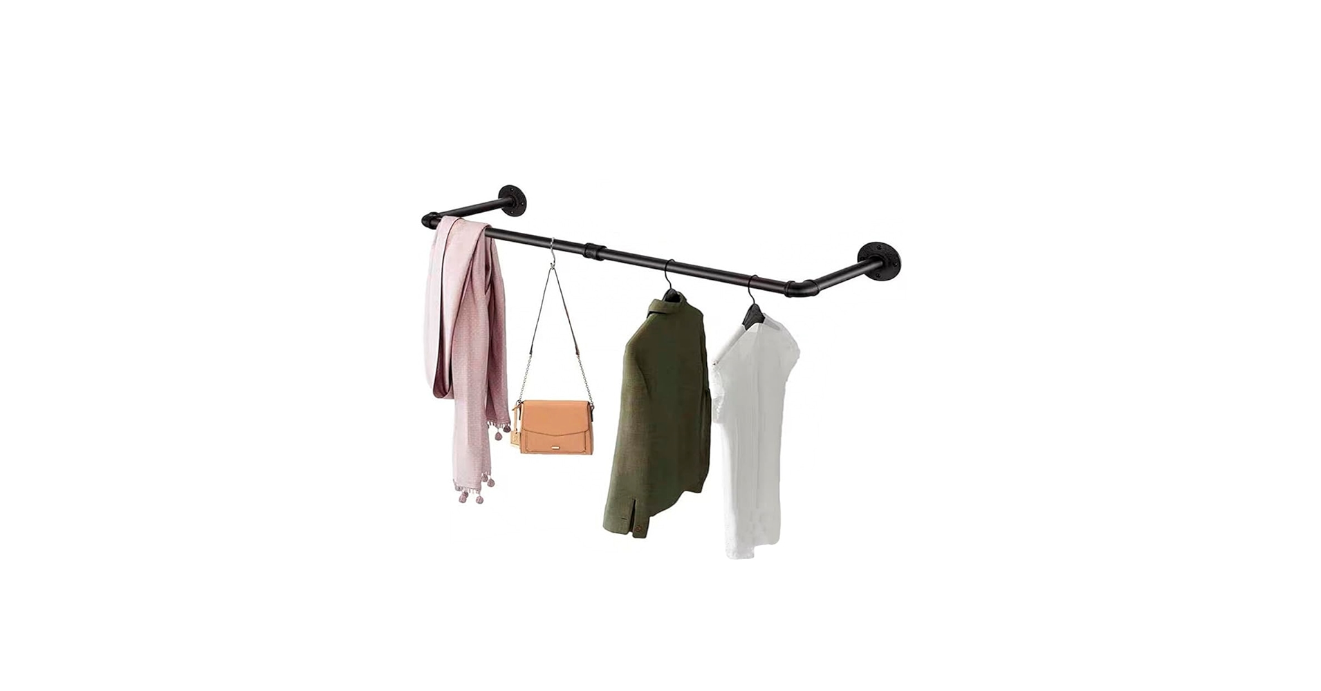 ハンガーラック 幅90cm アイアン 黒 アンティーク調　鉄製 楽天市場】ハンガーラック おしゃれ アイアン エレガント レトロ