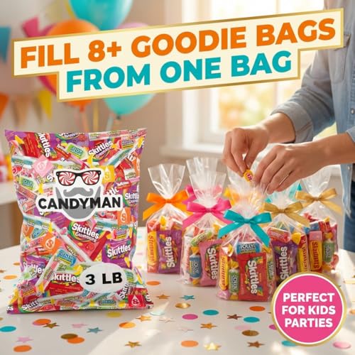Candyman Candy Variety Pack, 1 lb, Individually Wrapped Bulk Candy - image 5
