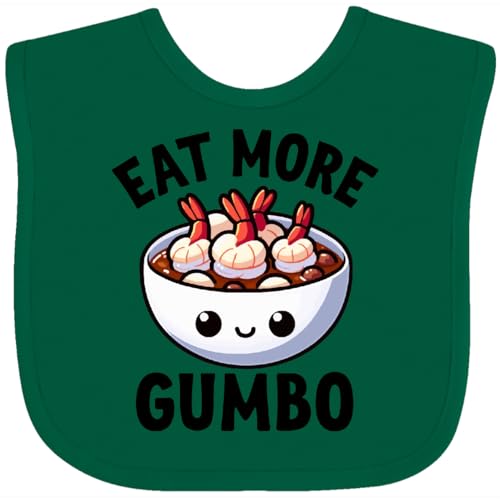 inktastic Eat More Gumbo Funny Cajun Food Lover Baby Bib