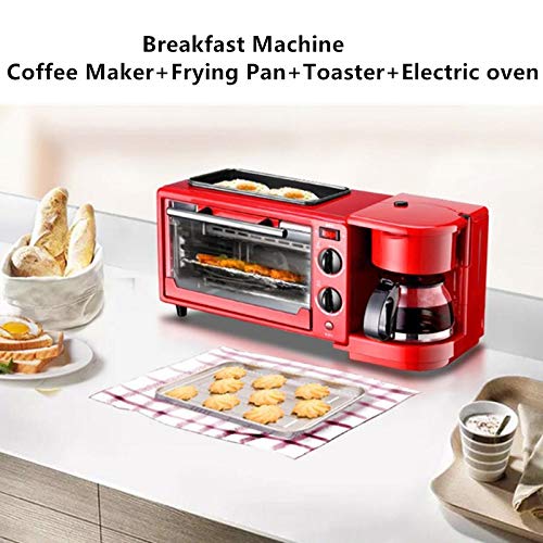 Brotmaschine 3 in 1 Startseite Frühstück Maschine Kaffeemaschine Bratpfanne Brot Toaster Elektroofen Brotbackautomaten… – Bild 8