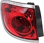 Evan-Fischer Tail Light Assembly Compatible with 2008-2012 Buick Enclave Outer Driver Side