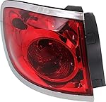 Evan-Fischer Tail Light Assembly Compatible with 2008-2012 Buick Enclave Outer Driver Side