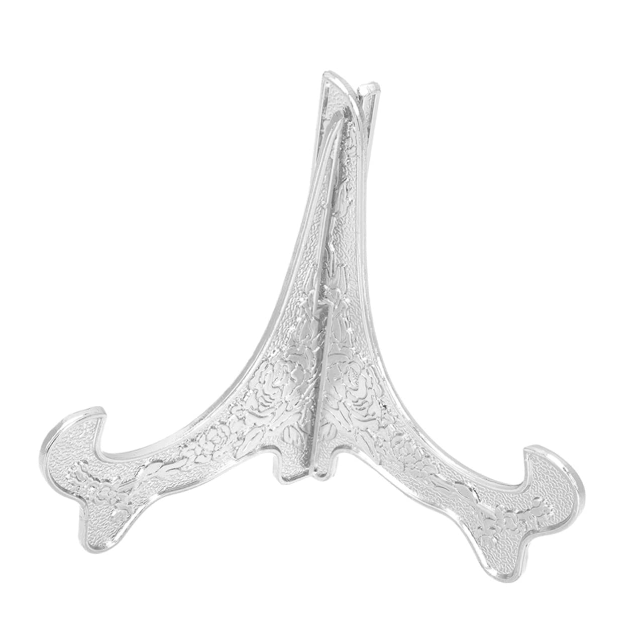 Levemolo Aluminum Plate Stand Holder Multi Use Display Rack for Medals Pictures and Collectibles Base for Home Office Decoration Elegant Design for Saucers and Awards