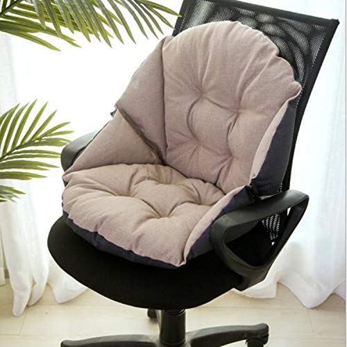 ENMNM クッション 椅子 座布団 腰痛 低反発 ゴムバンド付 腰当て 背もたれ 滑り止め 腰痛 骨盤矯正 仕事用 オフィス 車 イス用 秋冬 プレゼント (コーヒ)