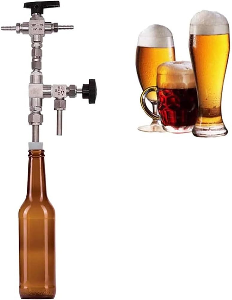 Remplisseur de bouteille à contre-pression en inox 304 pour bière maison