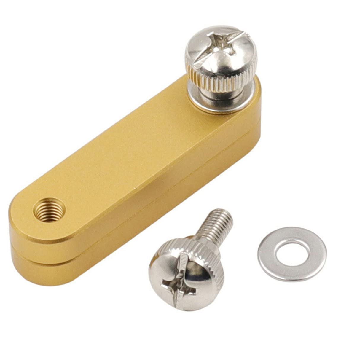 ACEHE Steel Ruler Ruler LocatorFashion Steel Ruler Positioning Block Woodworking Scribe Drawing Mark Line Gauge Carpenter DIY Measuring Carpenter Tools*Gold