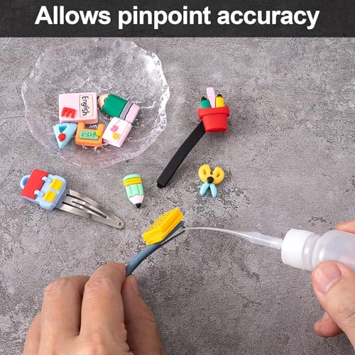 HINZIC 300Pcs Glue Tips Compatible for CA, Plastic Precision Extender Applicator Dispensing Adhesive Micro-Tips for Bottle Glue, Hobby, Crafting, Shoes Sole, Model, Lab Dispensing - Image 7