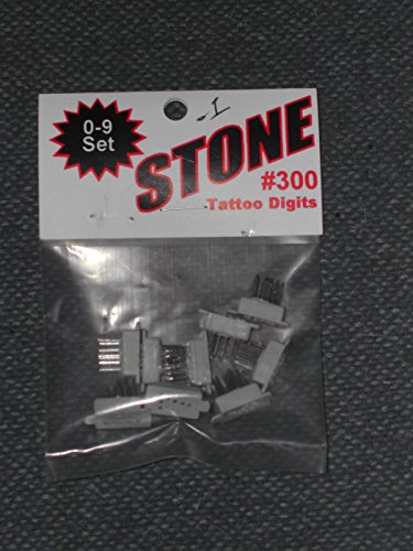 STONE MFG CO PET Tattoo Digits 0-9 .300IN