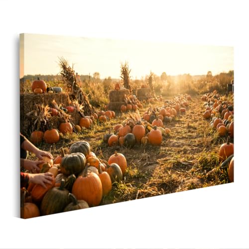 Toile Récolte de citrouilles d'automne : réchauffez votre intérieur