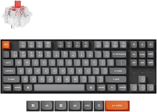 Keychron K8 Max Clavier mécanique sans Fil, 2,4 GHz/Bluet…