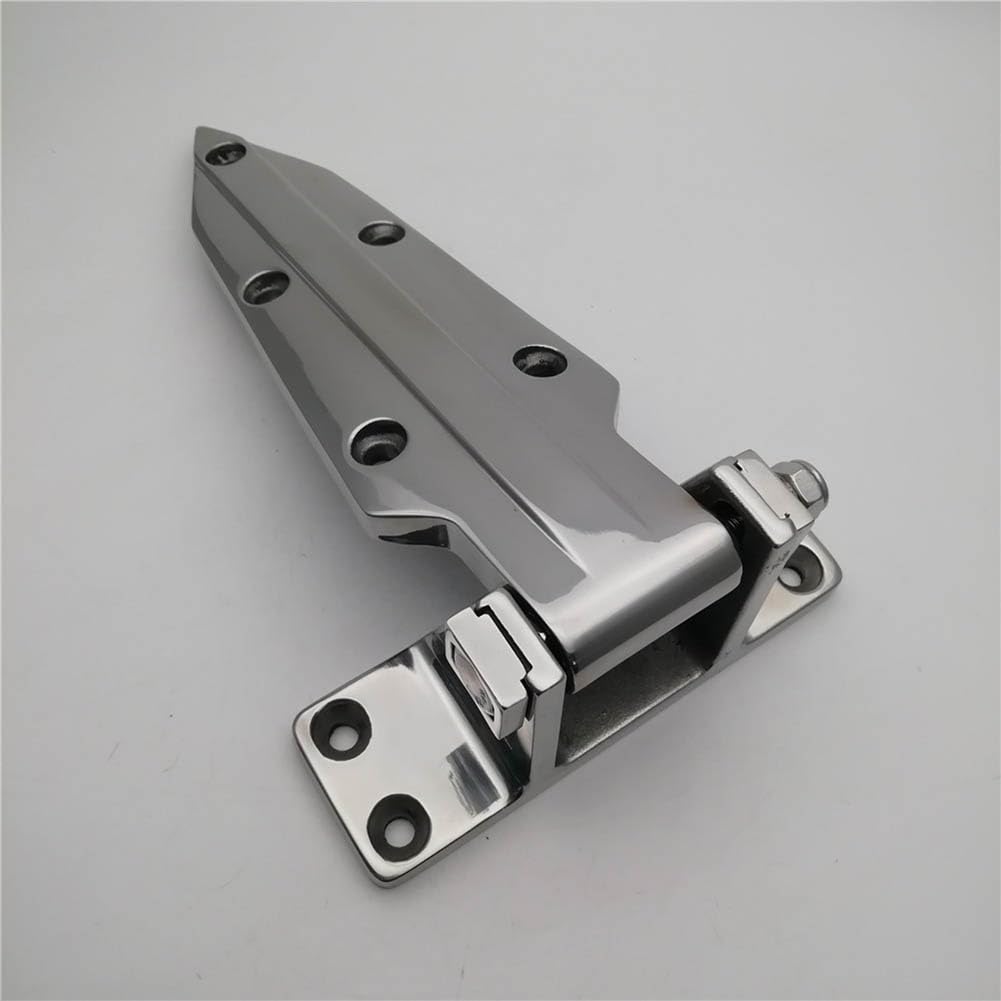 2 PC Cerniere Per Porte Di Celle Frigorifere Cerniera In Acciaio Inox 304 Massimo 180° Regolabile Cerniera Per Vaporizzatore Forno Per Attrezzature Da Cucina Refrigerazione (Lucida, Spazzolata)