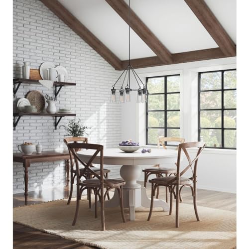 Image of Progress Lighting Ceiling Light or Fan Stem Extension Kit, Two 12 inch and Two 15 inch Stems, 54 inch Total Length, 1 /2 inch Diameter, Hanging Light Fixture & Ceiling Fan Downrod Extension, Natural Brass (P8601-137)