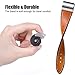 Mornex Replacement Leather Band Compatible with Fitbit Charge 2, Classic Genuine Leather Wristband for Men Women (Brown-Silver Buckle)