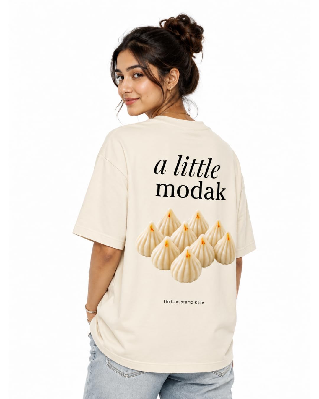 Oversized Cafe Edition Food Print T-Shirt for Men Women | Deit Coke Tee-image-5