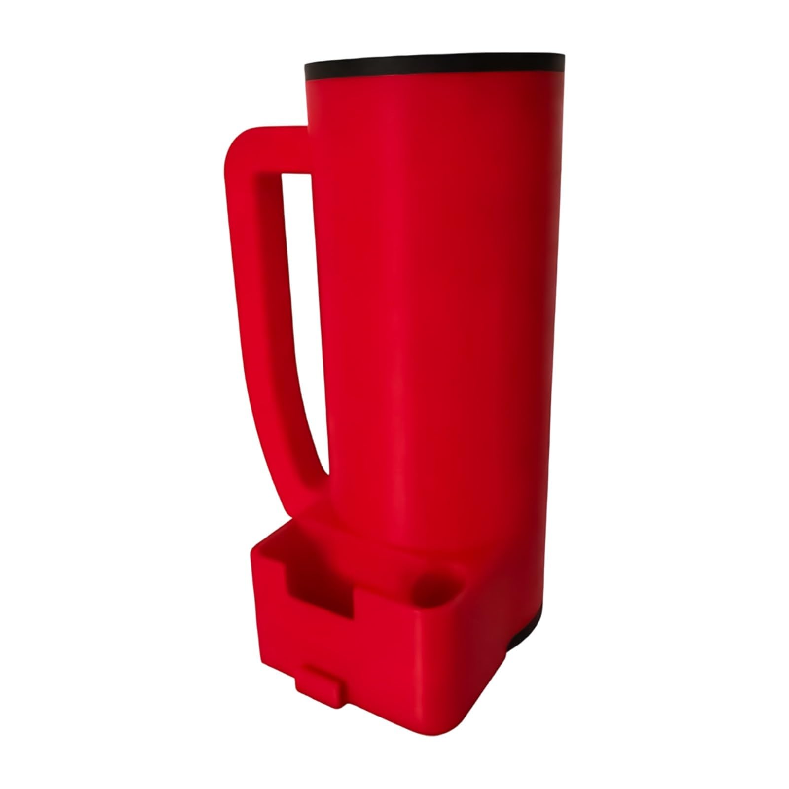 Netbiio Red Lightweight Cup Handle Holder Ergonomic Design Can Holder With Handle For Firm Grip In Car, Home Or Work