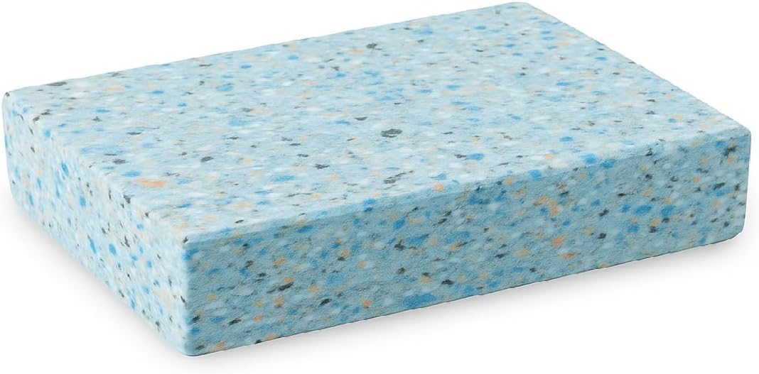 SLUMBER HOME Pilates Head Cushion Headpad for Yoga Eco-Friendly Recon Foam Blocks 2"/5cm Pillow for Balance Pad, Knee Pads, Pilates Block or Yoga Cushion 30×20×5cm Recycled Vegan Design