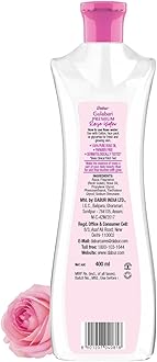 Dabur Gulabari Premium Rose Water/Face Toner - 400ml | No Paraben | Alcohol Free | Cleanses, Hydrates & Moisturises Skin | Balances & Restores Skin's pH Levels | For All Skin Types