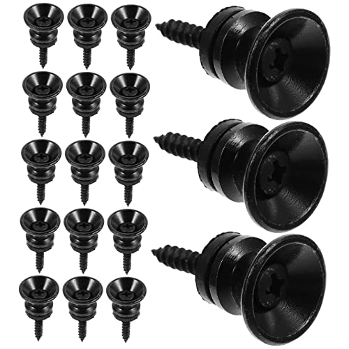 NULYLU Guitar Strap Locks for Acoustic Bass Guitars 20 Sets Tail Pins Easy Install