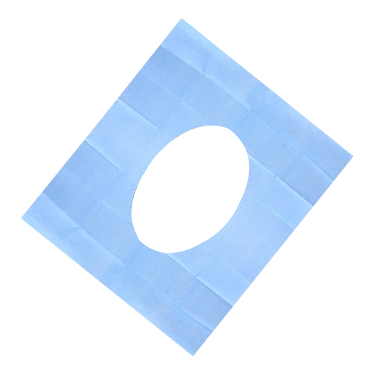 Didiseaon 50pc Travel Potty Blue Toilet Seat Cover Thick Disposable Toilet Seat Pad for Home Outdoor Use