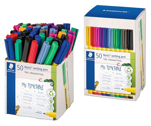 Fineliner STAEDTLER Noris 50 stylos feutres fins fournitures scolaires 0.6mm