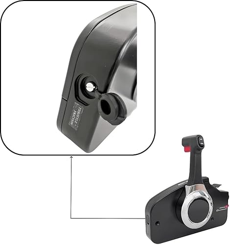 Miniatura 4 de Caja de control remoto fuera de borda del acelerador para montaje lateral Honda 24800-ZZ5-A22 con velocidad de ralentí