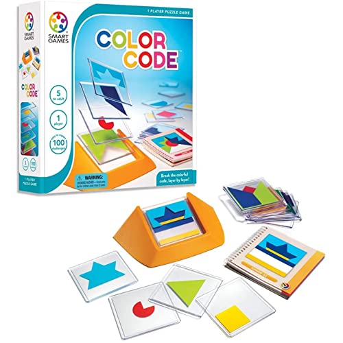 Smart Games - Colour Code, Puzzle Game with 100 Challenges, 5+ Years