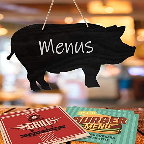 Farm House Kitchen Pig Chalkboard – Pig Decor Hanging Chalkboard Sign, Perfect As Cute Pig Gifts For Pig Lovers. Country Wall Decor For People That Like Pig Stuff. #TOP4