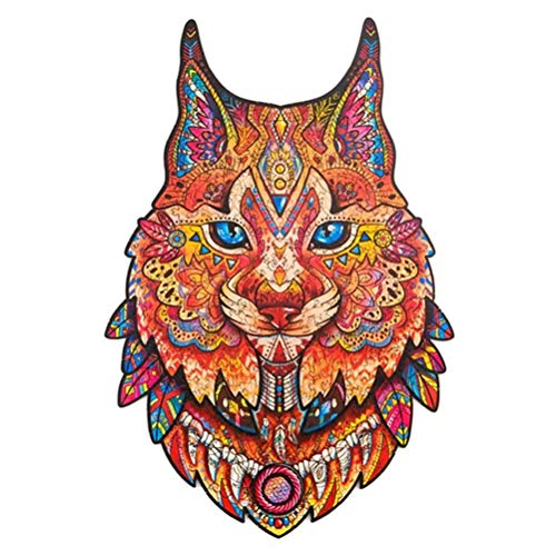 Preisvergleich Produktbild Holz Puzzle Erwachsenes Spiel / Tierpuzzle Holz / einzigartige Form Puzzleteile, Holzpuzzlespiele für Erwachsene und Kinder Am besten für Familienspielsammlung