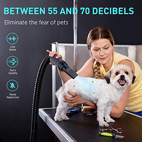 Dog-Blow-Dryer, 4.3HP/3200W Pet Grooming Dryer with Adjustable Speed and Temperature Control Pet Dryer, Dog Hair Dryer… - Image 5