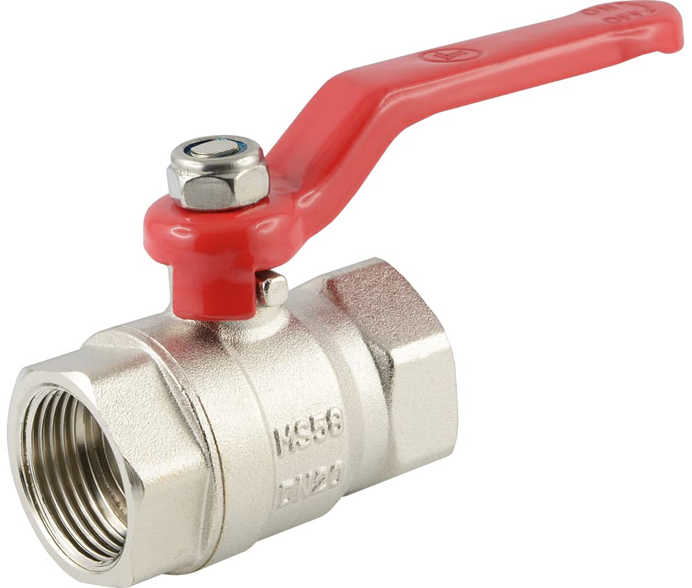 Fittingteile - Kugelhahn 2-teilig bis 25 bar für Wasser,Druckluft,Öl Ventil Absperrarmaturen Kugelhähne (Innengewinde, Rp 2-1/2")