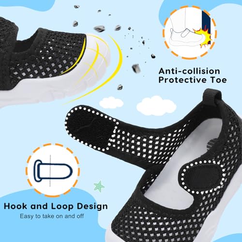 Image of BARERUN Toddler Water Shoes Infant Baby Swim Shoes Kids Barefoot Sandals