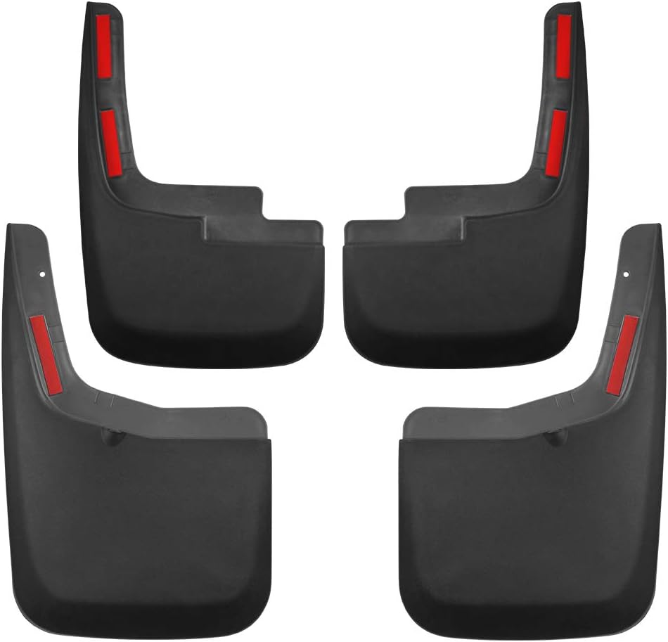 Tecoom Mud Flaps Splash Guards Compatible with 2015-2020 Ford F150 with Wheel Lip Molding Front and Rear 4pcs Set ABS Molded Tecoom Mud Flaps Splash Guards Compatible with 2015-2020 Ford F150 with Wheel Lip Molding Front and Rear 4pcs Set ABS Molded