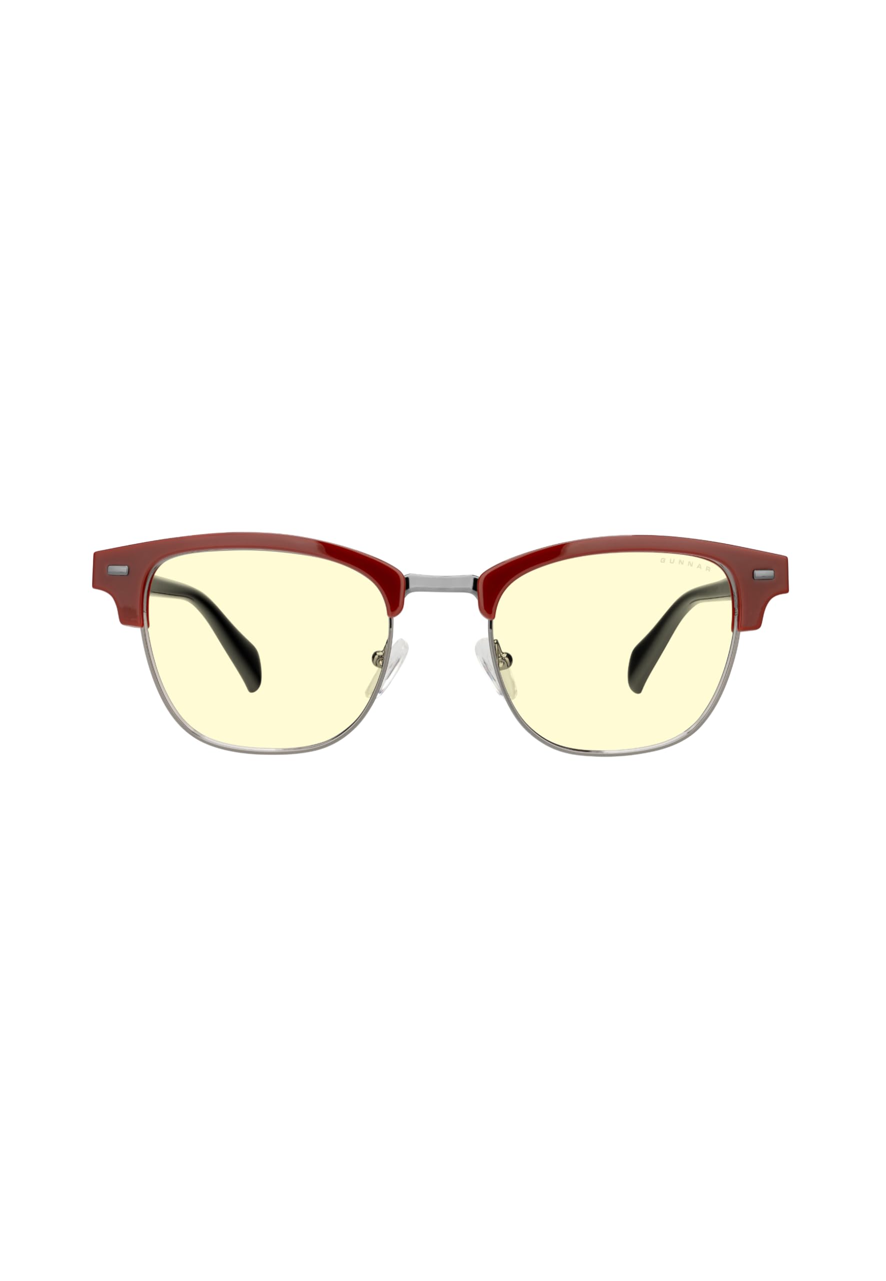 Gunnar Gafas videojuegos y ordenador-​Diablo Sanctuary Edition-​Color del marco: Onyx/​Blood, tinte de lente: ámbar(bloquea el 65% de la luz azul y el 100% de la luz ultravioleta)