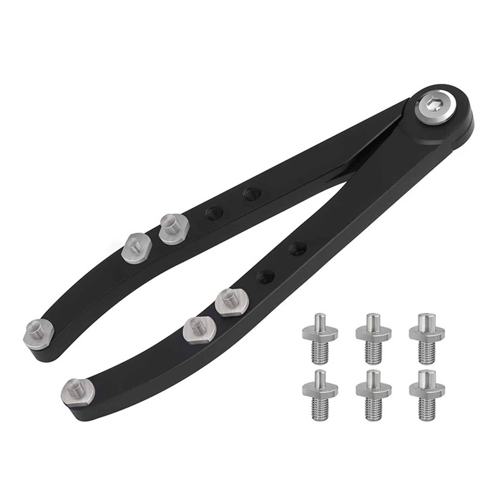 QZIVNBPM Adjustable Pin Spanner Wrench Bike 3mm 4mm 5mm Tool Motorcycle Fork Cap Removal Flywheel Locking Tool Puller
