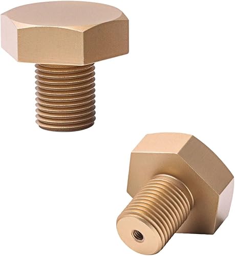 TKGKHK 6 pomos hexagonales sólidos para gabinete, manija de gabinete de aluminio mate, tiradores de cajón de armario de cocina, cajón de baño,