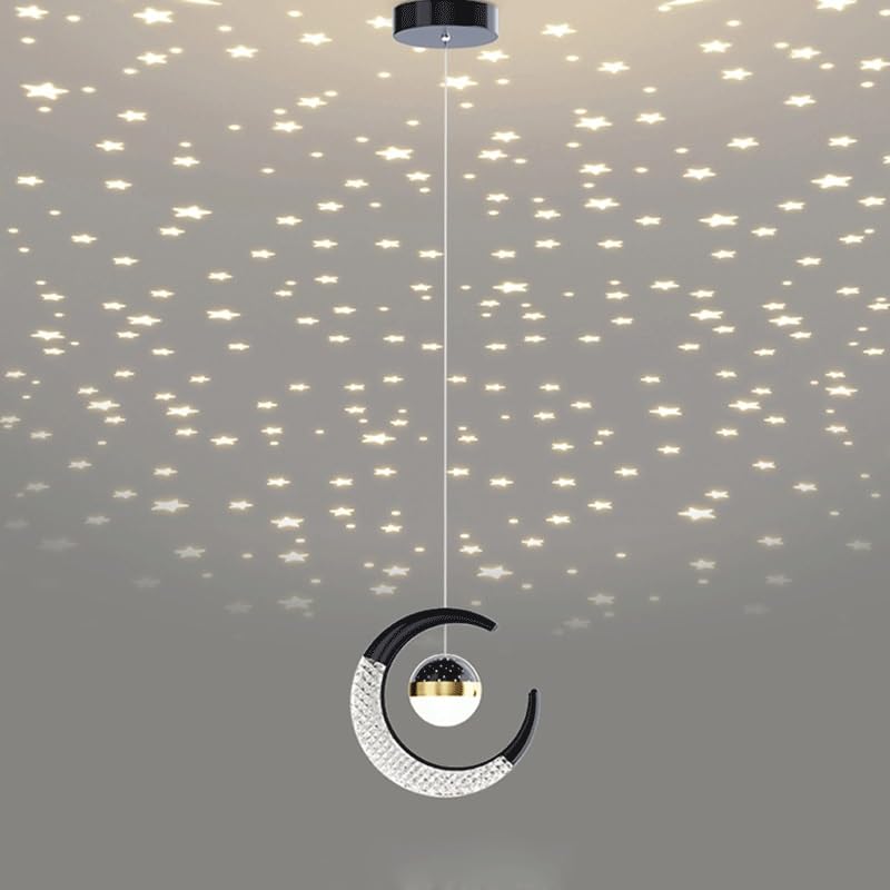 Lustre artistique de villa avec abat-jour en acrylique haut de gamme
