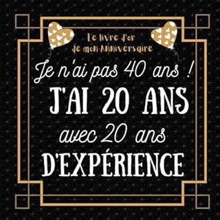 Amazon Fr Livre Dor Anniversaire 40 Ans Amazon Fr Livre Dor Anniversaire 40 Ans