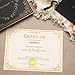 50 Sheets Certificate Paper with 50 Pcs Gold Seal Stickers, 8.5 × 11'' Printable Award Certificates for Graduation Marriage, Business Awards, Employee Recognition, Teacher Appreciation Certificates