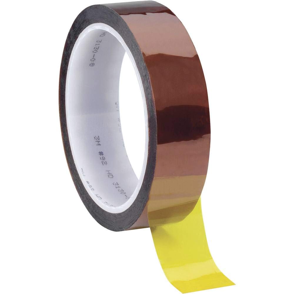 3M ET9212X33 Ruban isolant jaune, transparent (L x l) 3 x 12 mm, 1 pièce.