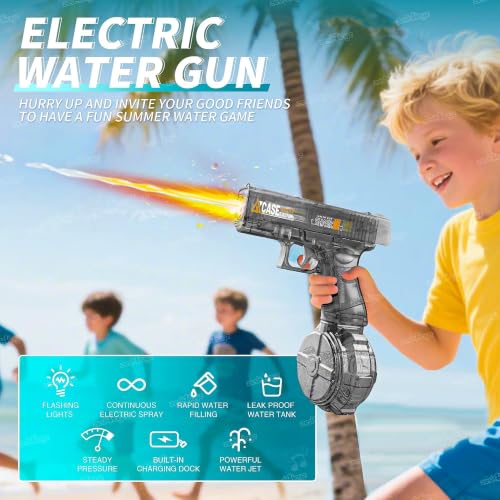 Image of Zest 4 Toyz Holi Pichkari Water Gun for Kids Rechargeable Electric Water Gun Long Range High Air Pressure Spray Holi Watergun for Boys & Girls - Assorted