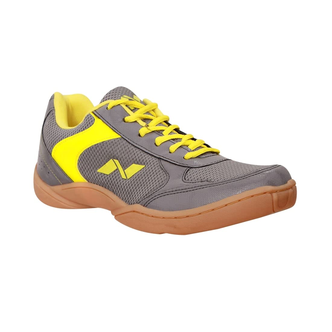 Men's Dark Grey Yellow Flash Shoe 9UK