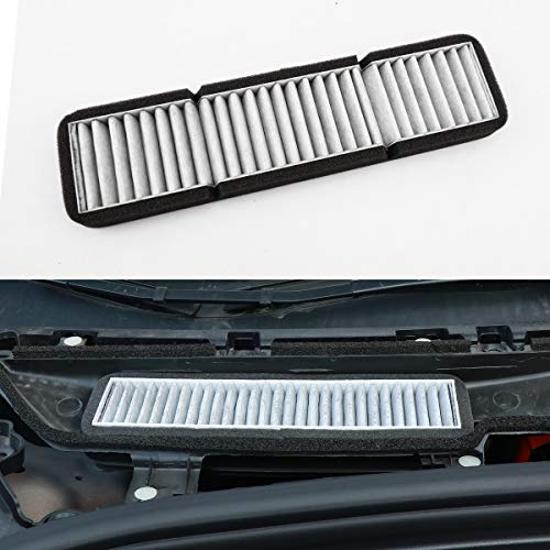 Weishine - Tesla Model 3 Air Intake Filters Cabin Air Vent Intake with Activated Carbon Air Conditioning Grille Inlet Cover for Tesla Model 3 2017 2018 2019 (Air Intake Filter)