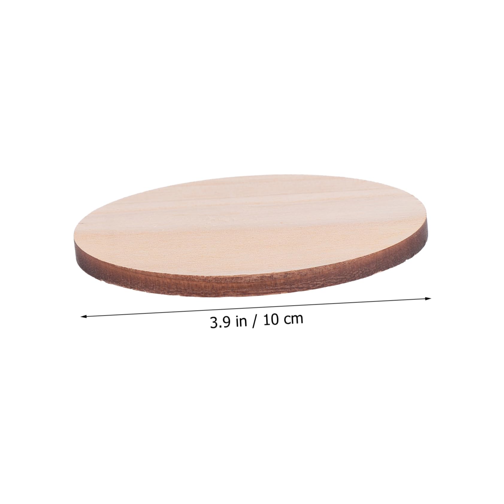SEWACC 30stücke Unbehandelte Holzscheiben Runde Holzplatten Für Bastelprojekte Zum Malen Färben Und Gestalten Von Dekorationen