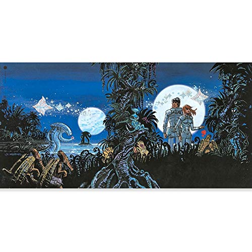 Affiche Valérian Mézières Les Habitants du Ciel poster science fiction BD bande dessinée 100x50