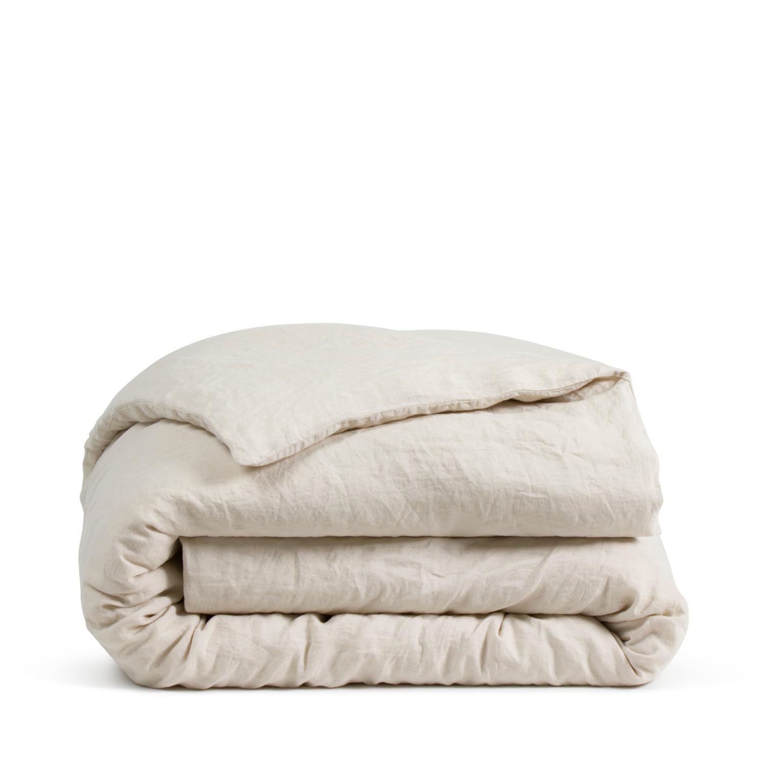 Dip & Doze Oatmeal 100% Linen Duvet Cover By | Size: Superking | Colour: